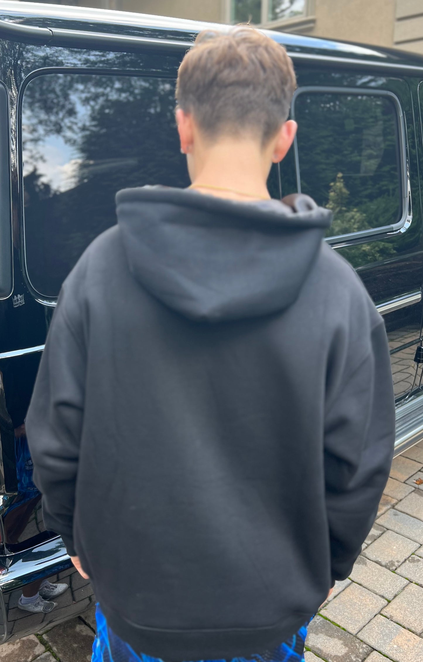 C.O.D "Black on Black Satin" Hoodie